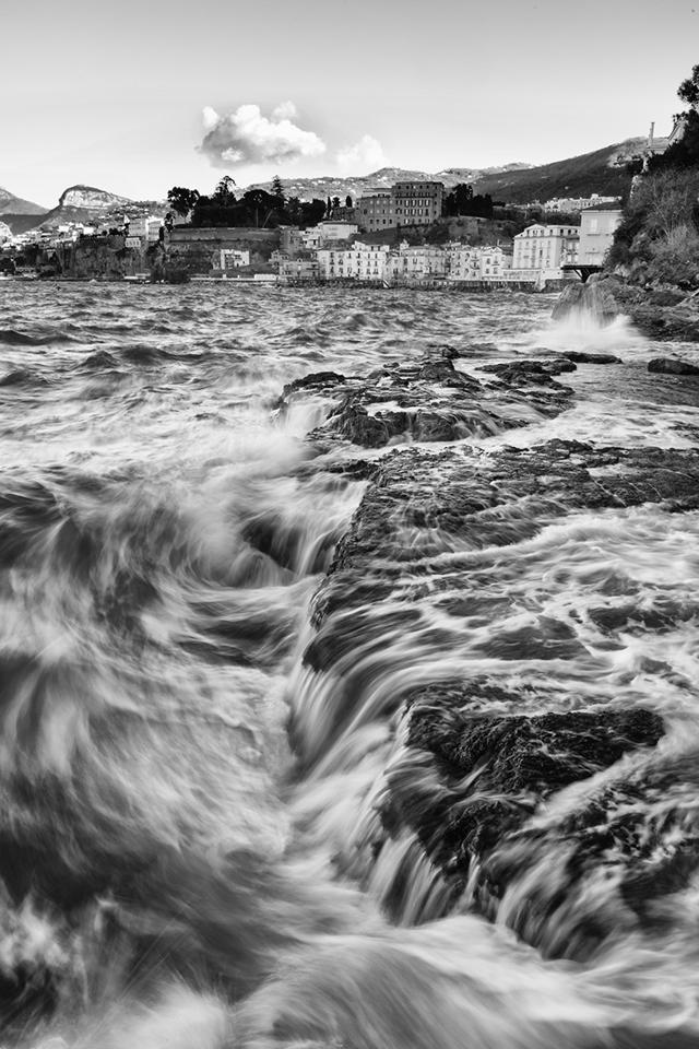 Sea storm at Marina Grande Verticale